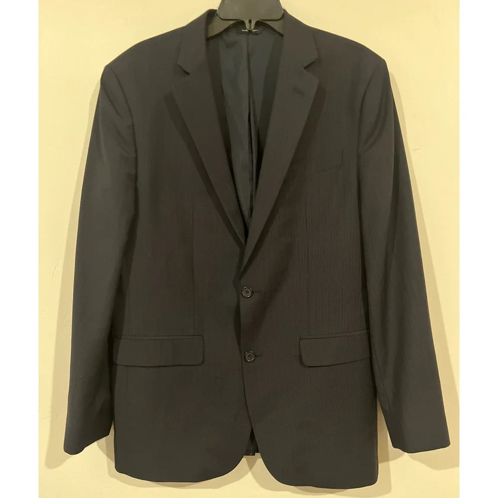 Banana Republic Wool Mens Blazer Size 42L Color Navy